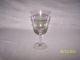 6 Vintage Clear Carnival Crystal Glass Footed Wine Glasses Stemware photo 2