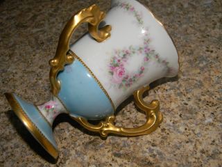 Antique Royal Vienna Austria 3 - Handled Cup Or Vase photo
