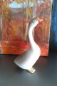 Vintage Hungarian Hollohaza Goose Art Deco Style Figurine Figurines photo 4