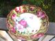 Antique Nippon Deep Bowl Beaded Gold Guild And Hand Painted Floral Design Bowls photo 6