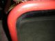 Antique Red Framed Rectangular Mirror Mirrors photo 2