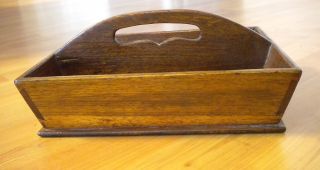 Antique Primitve,  American Knife Tray Or Cutlery Box, photo