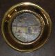 Vintage Brass & Foil Art Wall Plates Made In England Metalware photo 3