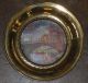Vintage Brass & Foil Art Wall Plates Made In England Metalware photo 4