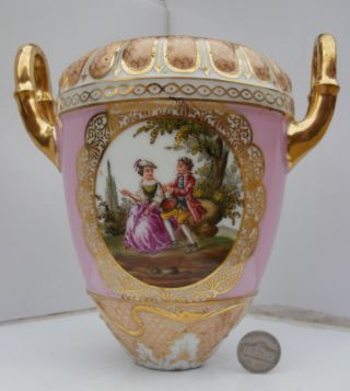 Royal Vienna Style Urn Gilded Hand Painted No Lid & No Base Restoration Project photo
