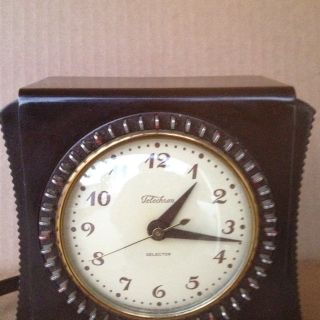 Telechron 8ha55 Household Timer Bakelite Case Vintage Antique Clock photo