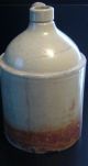 White Wiskey Jug With Rust Ring Around Bottom Approx 12in High Crocks photo 3