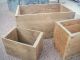 3 Vintage Wood Boxes For Planters Decorating Storage Country Farm Barn Garden Boxes photo 3