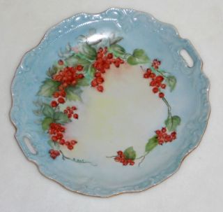 1963 Hand Painted Dish By B.  Ball photo
