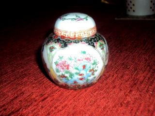 Small Chinese Porcelain Vase Painted photo