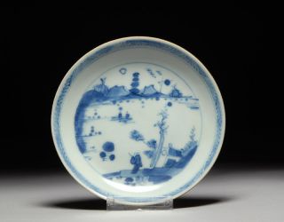 Antique China Porcelain Ca Mau Cargo Shipwreck Salvaged Fisherman Saucer photo