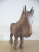 Vintage Hand Carved Folk Art Missouri Mule Figure/ Toy Carved Figures photo 5