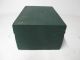 Vintage Wooden Green Hinged Box & Cover Boxes photo 4