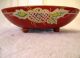 Antique Primitive Red Painted Woodenware Nut Bowl 1920s? - Holds Nutracker & Picks Bowls photo 4