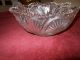 Antique Pattern Glass Daisy Wheat Scalloped Edge Serving Bowl Has Air Bubbles Bowls photo 6