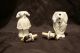 Pair Of 19teens German Porcelain Clown Perfume Bottles W Orig Cork Stoppers Figurines photo 4