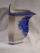Antique English Large Flow - Blue & White Wall Hanging Planter Planters photo 2