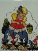 Vintage Antique Nursery Rhyme Tile Dk Tile Co Mary Mary Quite Contrary Tiles photo 2