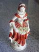 Pr Porcelain Figurine Man Woman Red White Italy 1940 ' S Figurines photo 1