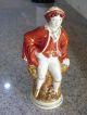 Pr Porcelain Figurine Man Woman Red White Italy 1940 ' S Figurines photo 2