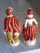 Pr Porcelain Figurine Man Woman Red White Italy 1940 ' S Figurines photo 4