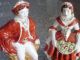 Pr Porcelain Figurine Man Woman Red White Italy 1940 ' S Figurines photo 5