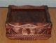 Rare Exclusive Casket Carving Wood Masonic For Jewelry Boxes photo 10