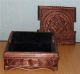 Rare Exclusive Casket Carving Wood Masonic For Jewelry Boxes photo 1