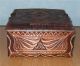 Rare Exclusive Casket Handwork Wood Masonic For Jewelry Boxes photo 3