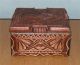 Rare Exclusive Casket Handwork Wood Masonic For Jewelry Boxes photo 4