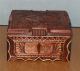 Rare Exclusive Casket Handwork Wood Masonic For Jewelry Boxes photo 5
