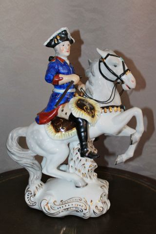 Old Porcelain Figurine Of Napoleon German Quality photo