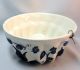 Vintage Decorative Blue & White Ceramic Jello Mold Bowls photo 2