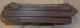 Antique Ship Captain ' S Mirror Tri - Fold Tooled Leather Lotus Blossom Nautical Mirrors photo 4