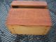 Vintage Oak Recipe Box Dovetail Globe Wernicke 83 C 1930s Euc Kitchen Accessory Boxes photo 4