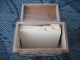 Vintage Wood Dovetailed Recipe Box W Painted Decal & Blank Recipe Cards Boxes photo 2