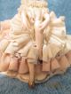 Vtg Dresden Art Made In Germany Ballerina Figurine Pink & White Lace ~crown W/ R Figurines photo 10