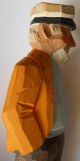 Carved Wooden Sailor,  Painted,  12 