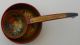 Antique Soviet Russian Hand Made & Painted Spoon And Bowl,  Russia Bowls photo 2