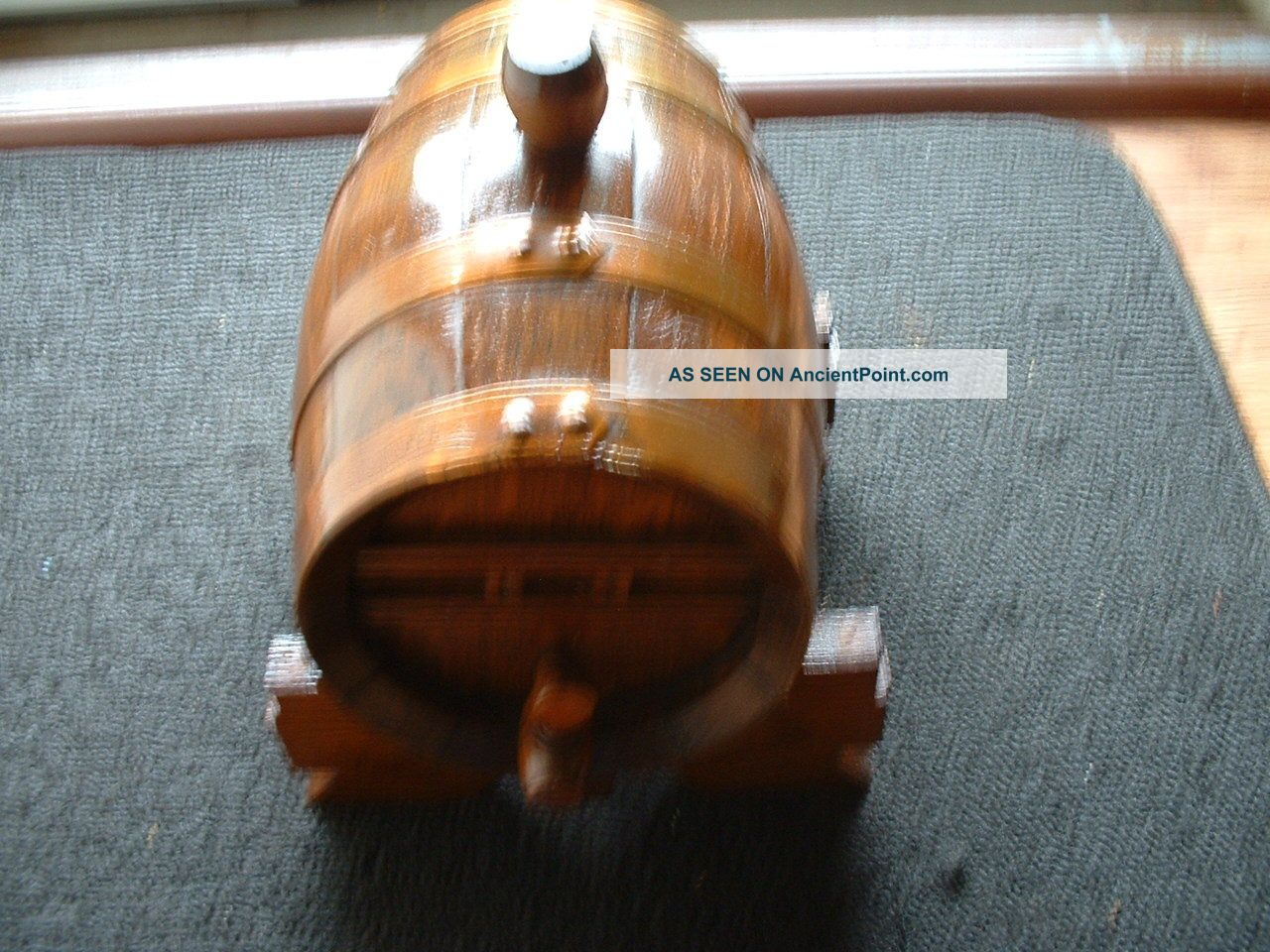 Antiques Decorative Wooden Ware Winecask Other photo