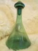 Lovely Vintage Antique Hand Blown 1950 ' S Green Glass Decanter & Stopper Blenko ? Decanters photo 4