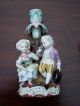 Pair Of Antique Figural German Sitzendorf Voight Bros Porcelain Candleholders Other photo 4