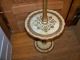 Vintage Mid Century Italian Florentine Gold Gilt Wood End Table Floor Lamp Italy Toleware photo 1