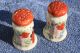 Vintage Porcelain Salt And Pepper Shakers With Japanese Designs Handpainted Salt & Pepper Shakers photo 2
