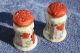Vintage Porcelain Salt And Pepper Shakers With Japanese Designs Handpainted Salt & Pepper Shakers photo 3