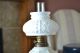 Vintage Personal Oil Lamp,  1937 (approx. ),  Embossed Glass Lamps photo 1