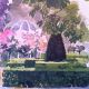 Paris Watercolor Print - Spring Et Rene Le Gall Square - Pierre Deux Other photo 2
