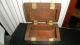 Older All Wood And Brass Humpback Camelback Treasure Chest Wooden Box Boxes photo 10