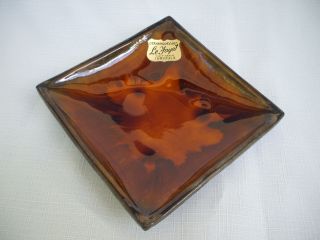 Vintage French Handmade Ceramic Nut/candy Dish Tray Ceramique D ' Art Le Fayet photo