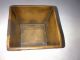 Antique Looking Handcrafted Square Wooden Flower Pot / Wooden Bowl Bowls photo 1